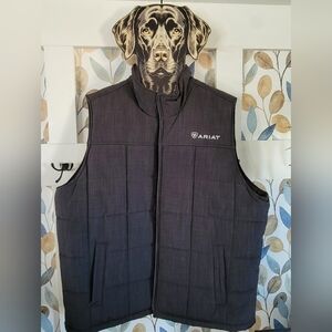 Ariat Men's Black Puffer Vest